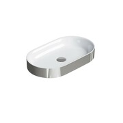 Catalano Horizon umywalka nablatowa 60x35 cm, biały/srebrny (160AHZBA) - możliwy odbiór Warszawa Catalano