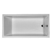 Duravit Starck Wanna prostokątna do zabudowy z 1 ukośnym oparciem z przelewem biała (700050000000000) - możliwy odbiór Warszawa Duravit