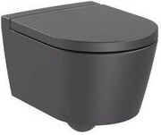 Roca inspira round miska podwieszana rimless cpt 480x370 onyx (A346528640) - możliwy odbiór Warszawa Roca