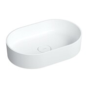 Omnires Ovo Umywalka nablatowa owalna Marble+ 55x36 cm biały mat (OVOUNBM) - możliwy odbiór Warszawa Omnires