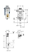 Geberit Kombifix Omega - element montażowy Kombifix do WC, Omega, H98 (110.010.00.1) - możliwy odbiór Warszawa Geberit