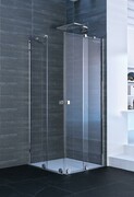 HÜPPE Xtensa pure drzwi suwane 2-częściowe, wejście narożnikowe, mocowanie lewe Black Edition (XT1303123322) - możliwy odbiór Warszawa Huppe
