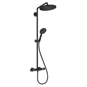 Hansgrohe Croma Select S280 Komplet prysznicowy natynkowy z deszczownicą czarny matowy (26890670) - możliwy odbiór Warszawa Hansgrohe