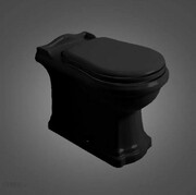 Kerasan Retro miska WC stojąca odpływ poziomy czarny (101104) - możliwy odbiór Warszawa Kerasan