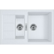 Franke Sirius 2.0 S2D 651-78 Zlewozmywak wbudowywany Tectonite Biały Polarny (143.0618.686) - możliwy odbiór Warszawa Franke