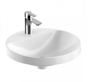 Geberit VariForm Umywalka wpuszczana w blat, okrągła, 48 cm, z otworem na baterię, bez przelewu (500.706.01.2) - możliwy odbiór Warszawa Geberit