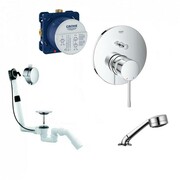 Grohe Essence Zestaw wannowy podtynkowy z napełnianiem przez przelew (24058001 + 2120005N + 35600000 + 2765205) (IN.000B522) - możliwy odbiór Warszawa Grohe