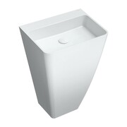 Omnires Parma Umywalka wolnostojąca prostokątna Marble+ 55x43x85 cm biały połysk (PARMAUWBOBP) - możliwy odbiór Warszawa Omnires