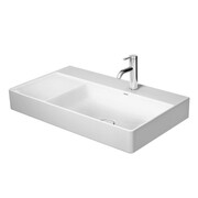 Duravit DuraSquare Umywalka meblowa asymetryczna 80x47 cm WonderGliss biały (23498000411) - możliwy odbiór Warszawa Duravit