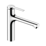 Hansgrohe Zesis M33 Bateria zlewozmywakowa, kuchenna z wyciąganą wylewką, 160, sBox lite, M chrom (74804000) - możliwy odbiór Warszawa Hansgrohe