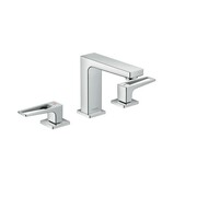Hansgrohe Metropol 3-otworowa bateria umywalkowa 110 z odpływem Push-Open, uchwyty Loop (74514000) - możliwy odbiór Warszawa Hansgrohe