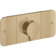 Axor One Moduł termostatyczny podtynkowy do 2 odbiorników, element zewnętrzny brąz szczotkowany (45712140) - możliwy odbiór Warszawa Axor