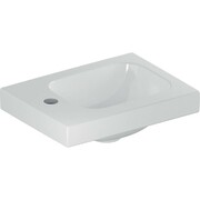 Geberit Umywalka iCon Light kompaktowa 38 cm, bez otworu, bez przelewu, z półką z prawej (501.830.00.3) - możliwy odbiór Warszawa Geberit