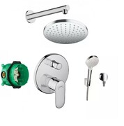 Hansgrohe Vernis Blend pakiet promocyjny prysznicowy z deszczownicąChrom (88001997) - możliwy odbiór Warszawa Hansgrohe