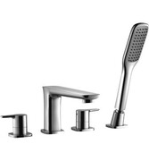 Bateria wannowa OMNIRES Hudson HS4132 4-otworowa Chrom - zdjęcie 1