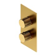 Omnires Contour Termostatyczna bateria prysznicowo-wannowa podtynkowa, złoty szczotkowany (CT8036GLB) - możliwy odbiór Warszawa Omnires