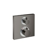 Hansgrohe Ecostat Square Bateria termostatyczna do 2 odbiorników, montaż podtynkowy, element zewnętrzny, czarny s (15714340) - możliwy odbiór Warszawa Hansgrohe
