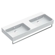 Catalano New Premium Umywalka nablatowa/wisząca/meblowa podwójna prostokątna 120x47 cm biały (112VPUPD00) - możliwy odbiór Warszawa Catalano