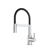 Franke Lina bateria kuchenna, Wyciągana wylewka z funkcją prysznica Czarny/ Chrom (115.0626.085) - możliwy odbiór Warszawa Franke