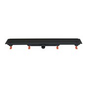 Werit JomoTech Exclusive 40 Odpływ liniowy 75 cm z maskownicą 2-stronną Flis czarny mat (175-30750400-38) - możliwy odbiór Warszawa Werit