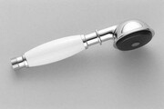 Dornbracht Madison słuchawka prysznicowa, metalowa z uchwytem porcelanowym chrom (28002970-00) - możliwy odbiór Warszawa Dornbracht