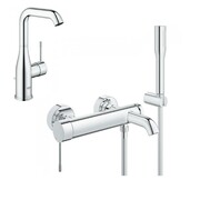 Grohe Essence New Zestaw baterii umywalkowa wannowa (32628001+33628001) chrom (IN.000B062) - możliwy odbiór Warszawa Grohe