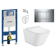 Geberit Roca Gap Zestaw Stelaż podtynkowy z miską wc wiszącą, deską w/o (A34H472000 + 111.320.00.5 + 115.883.KH (IN.000Z380) - możliwy odbiór Warszawa Roca