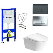 Geberit Duravit D-Neo Zestaw Stelaż podtynkowy z miską WC wiszącą z wolnoopadającą (111.170.00.1 + 115.119.21.1 (IN.000Z104) - możliwy odbiór Warszawa Duravit