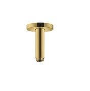 HANSGROHE PRZYŁĄCZE SUFITOWE S 10 CM, POLEROWANY ZŁOTY OPTYCZNY (27393990) - możliwy odbiór Warszawa Hansgrohe