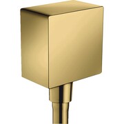 Hansgrohe FixFit Przyłącze węża Square z zaworem zwrotnym, złoty optyczny (26455990) - możliwy odbiór Warszawa Hansgrohe