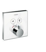 Hansgrohe ShowerSelect Glass bateria termostatyczna do 2 odbiorników, biały/chrom (15738400) - możliwy odbiór Warszawa Hansgrohe