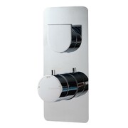 HushLab Belverde Bateria termostatyczna 2-odbiorniki, element zewnętrzny Chrom (HLBV4133N) - możliwy odbiór Warszawa HushLab