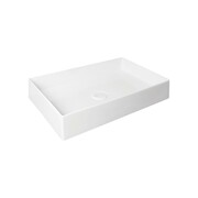 HushLab SUPER SLIM 60 umywalka nablatowa 60X37 kolor biała matowy (HLAL007.09 White matt) - możliwy odbiór Warszawa HushLab