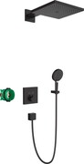 Hansgrohe Raindance E System prysznicowy do montażu podtynkowego z termostatem ShowerSelect, czarny matowy (27939670) - możliwy odbiór Warszawa Hansgrohe