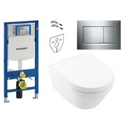 Geberit Villeroy Architectura Zestaw Stelaż podtynkowy z miską WC wiszącą deską w/o (4694HR01 + 111.320.00.5 + (IN.000Z345) - możliwy odbiór Warszawa Villeroy & Boch