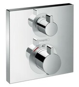 Hansgrohe Ecostat Squere bateria termostatyczna do 2 odbiorników, montaż podtynkowy, element zewnętrzny (15714000) - możliwy odbiór Warszawa Hansgrohe