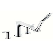 Hansgrohe Metris bateria wannowa 4-otworowa do montażu na brzegu wanny DN15 (31442000) - możliwy odbiór Warszawa Hansgrohe