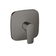 Hansgrohe Talis E bateria prysznicowa, montaż podtynkowy, element zewnętrzny, czarny szczotkowany (71765340) - możliwy odbiór Warszawa Hansgrohe