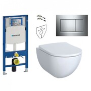 Geberit Zestaw Stelaż podtynkowy Duofix + Miska wisząca WC Rimfree + Deska sedesowa wolnoopadająca (111.320.00. (IN.000Z389) - możliwy odbiór Warszawa Geberit