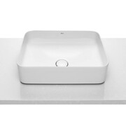 Roca Inspira Square Umywalka nablatowa prostokątna 50x37 cm Fineceramic Supraglaze biały (A327530S00) - możliwy odbiór Warszawa Roca