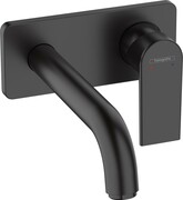 Hansgrohe Vernis Shape Bateria umywalowa ścienna podtynkowa wylewka 20,5 cm czarny matowy (71578670) - możliwy odbiór Warszawa Hansgrohe