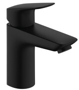 Hansgrohe Logis Jednouchwytowa bateria umywalkowa 100 bez kompletu odpływowego Czarny Matowy (71101670) - możliwy odbiór Warszawa Hansgrohe