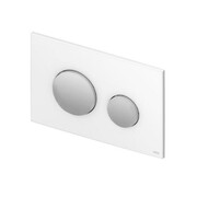 Tece Loop Przycisk spłukujący do WC 220x150x5 mm biały/chrom błyszczący (9240927) - możliwy odbiór Warszawa Tece