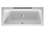 Duravit DuraStyle Wanna prostokątna 170x75 cm, do zabudowy lub do obudowy meblowej, z 1 ukośnym oparciem, (700296000000000) - możliwy odbiór Warszawa Duravit