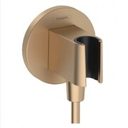Hansgrohe FixFit S przyłącze węża z uchwytem prysznicowym brąz szczotkowany (26888140) - możliwy odbiór Warszawa Hansgrohe