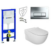 Geberit Roca Meridian Zestaw Stelaż podtynkowy Miska wc wisząca z deską w/o UP100 (A34H240000 + 111.170.00.1 + (IN.000Z185) - możliwy odbiór Warszawa Roca