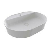 Hushlab Colori d' Italia Umywalka nablatowa z otworem na baterię i przelewem 60x45 biały mat (HLBC018.09 White Matt) - możliwy odbiór Warszawa Hushlab