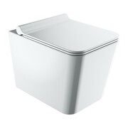 Omnires Boston Miska WC wisząca bezkołnierzowa z deską wolnoopadającą 53x36 cm biały połysk (BOSTONMWBP) - możliwy odbiór Warszawa Omnires