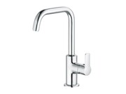 Kludi Pure&Easy Bateria umywalkowa jednootworowa uchwyt boczny bez kompletu odpływowego L chrom (370240565) - możliwy odbiór Warszawa Kludi