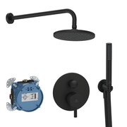 Ideal Standard Ceraline zestaw prysznicowy podtynkowy z deszczownicą 20cm czarny (BD193XG) - możliwy odbiór Warszawa Ideal Standard